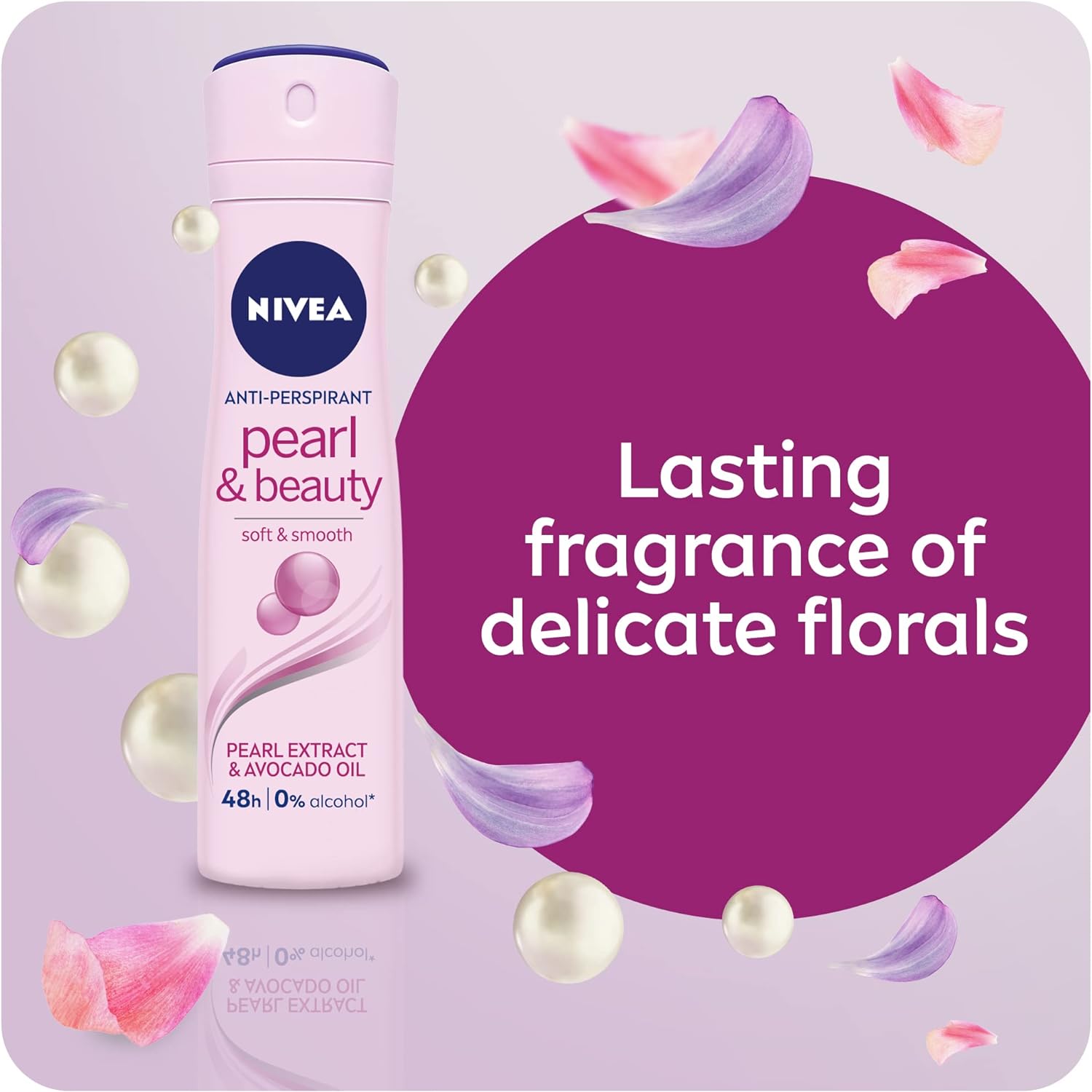 Nivea Antiperspirant Spray For Women Pearl & Beauty Pearl Extracts 3X150 Ml