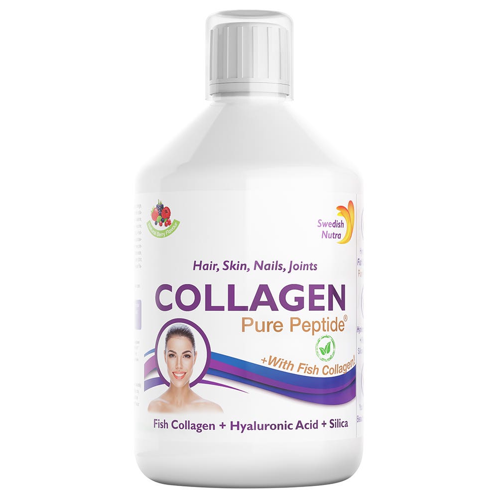 Swedish Nutra MARINE COLLAGEN Pure Peptide Sugar Free 500 ml