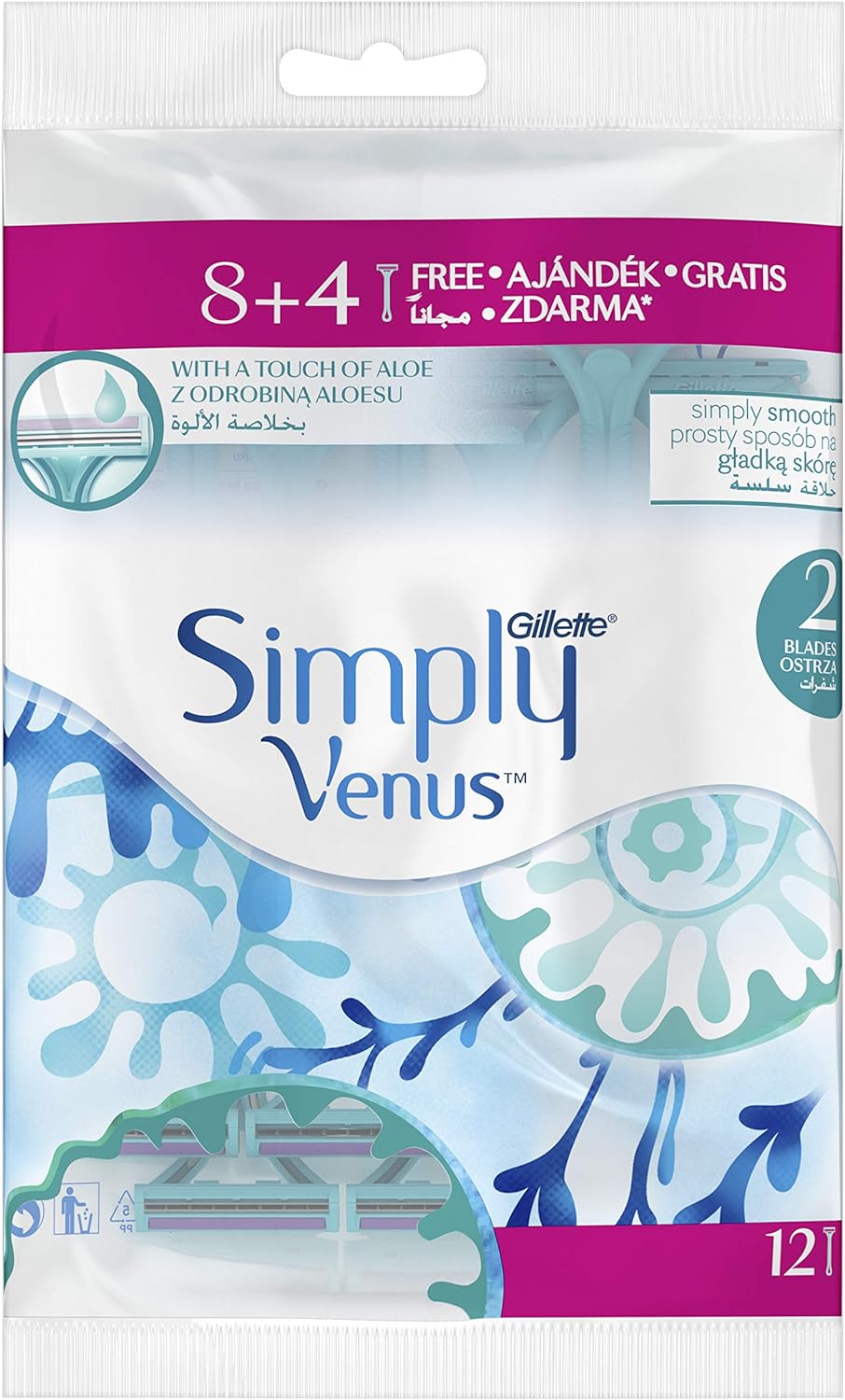 Gillette Venus Dis 8+4 Msr 32074
