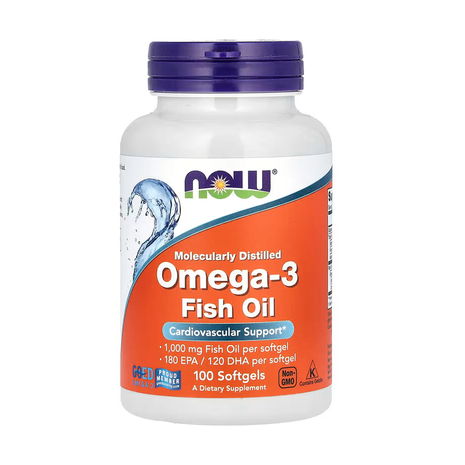 Now Foods Omega-3 Fish Oil 100 Soft gels