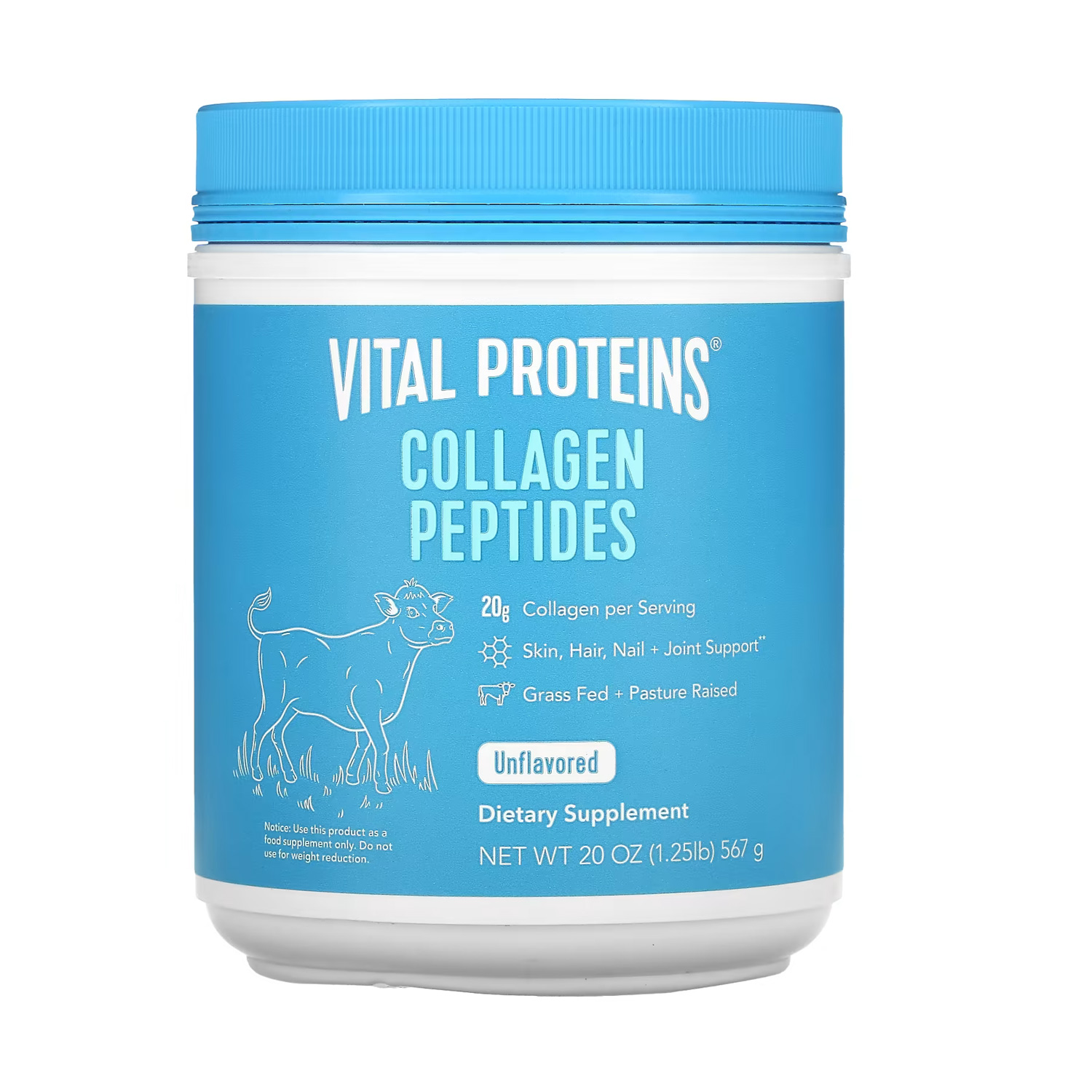 Vital Proteins Collagen Peptides Unflavored 1.25 Lbs 567 Gm