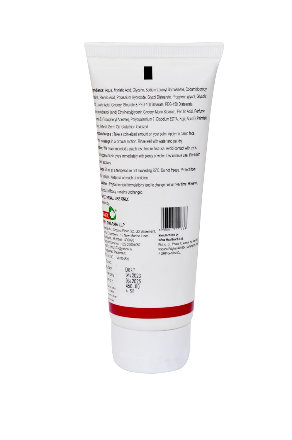 Bio Health Re Radiance Creamy Face Wash 100 Ml