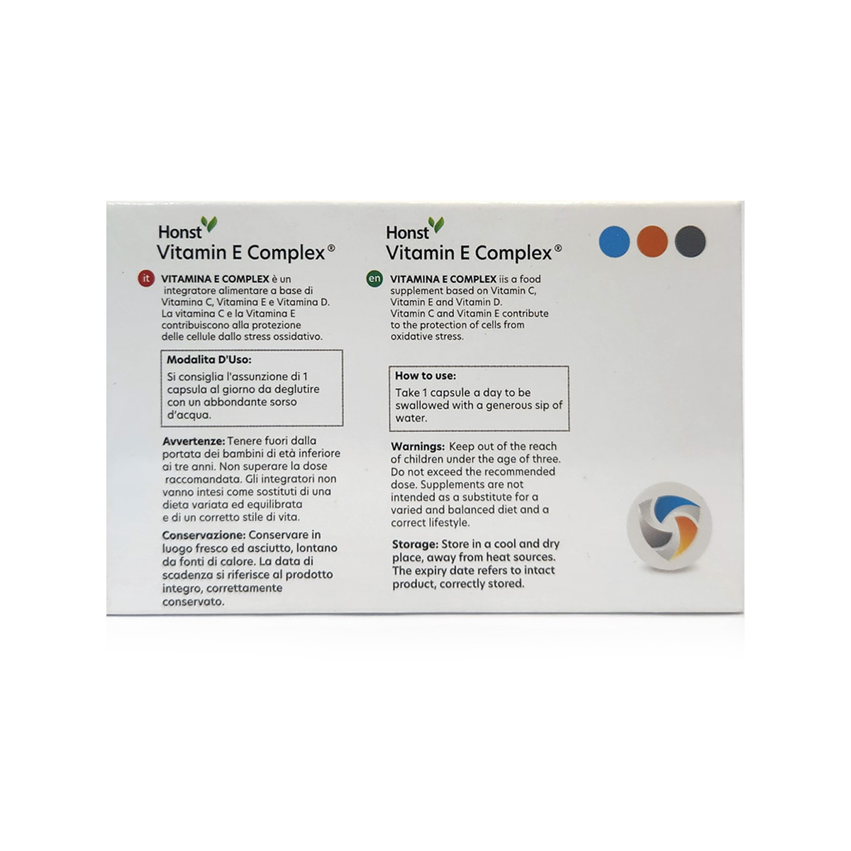 Honst Vitamin E Complex 30 caps