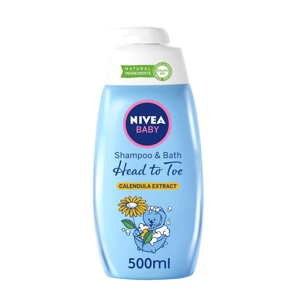 Nivea Baby Shampo Bath Head To Toe 500 Ml