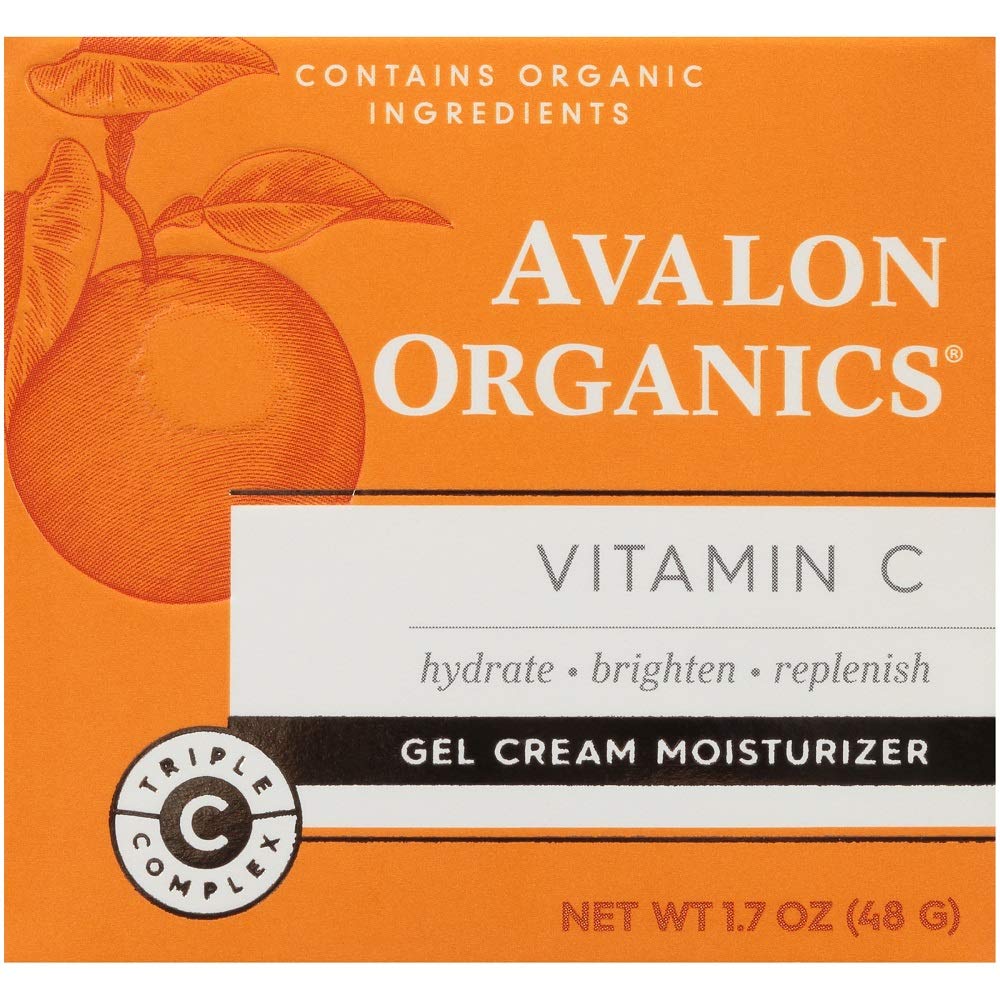 Avalon Organics Vitamin C Gel Cream Moisturzer 48 Gm