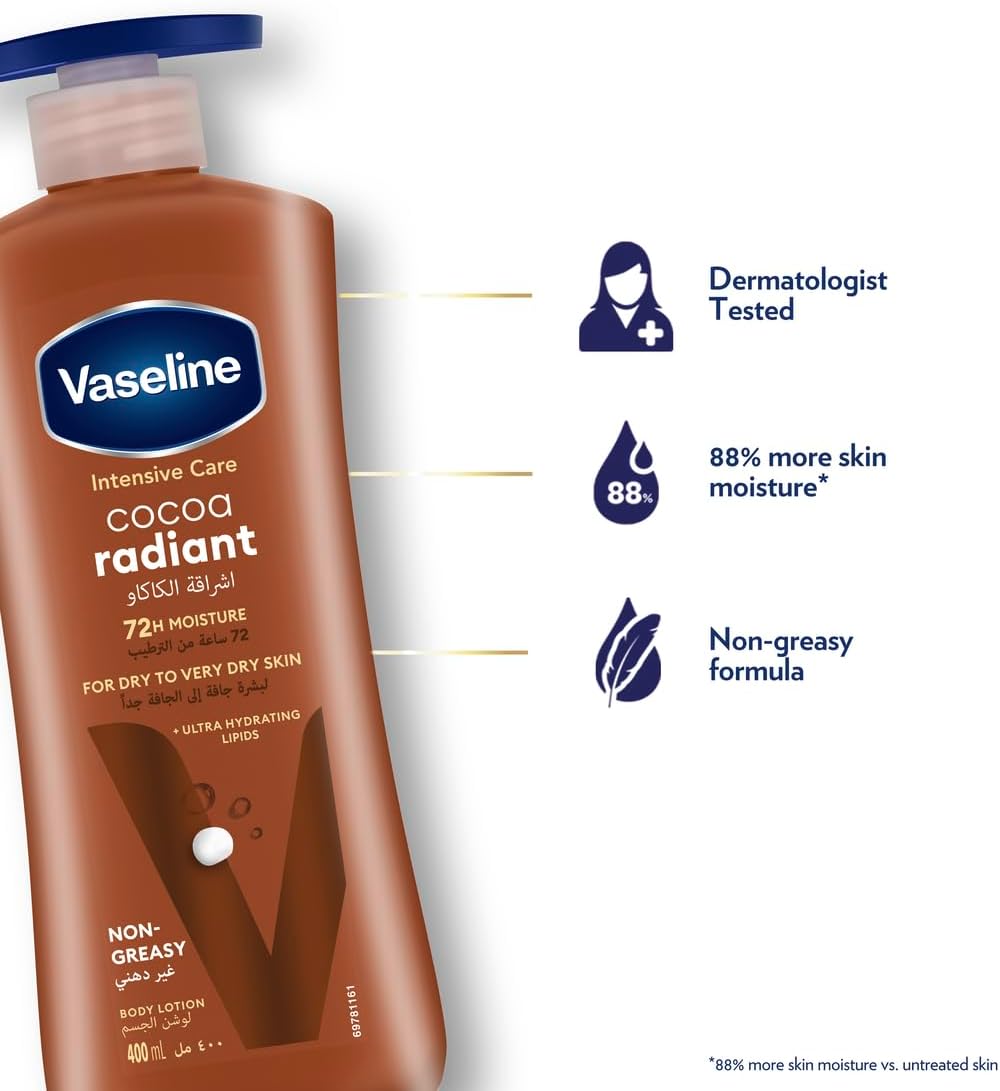 Vaseline Lotion Cocoa Radiant 400 Ml